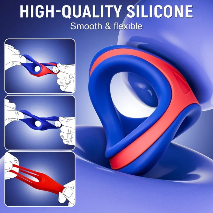 2026 Detachable and Flexible Silicone Male Cock Ring
