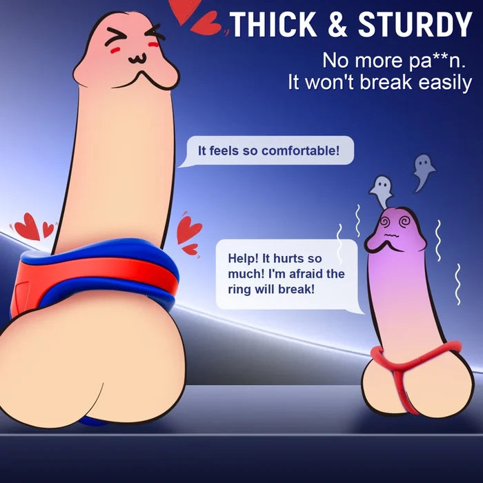 2026 Detachable and Flexible Silicone Male Cock Ring