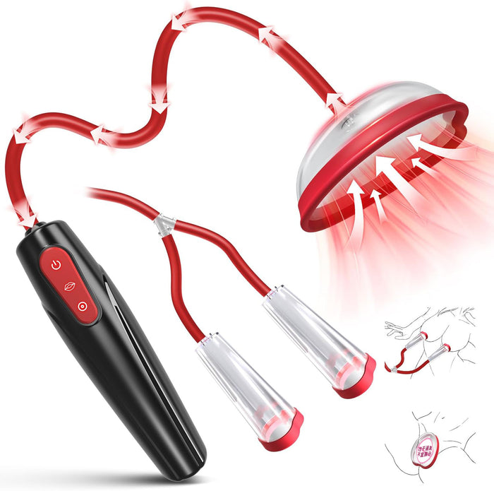 3-in-1 Automatic Suction Pump Set | Nipple, Clitoral & Labia Enhancer