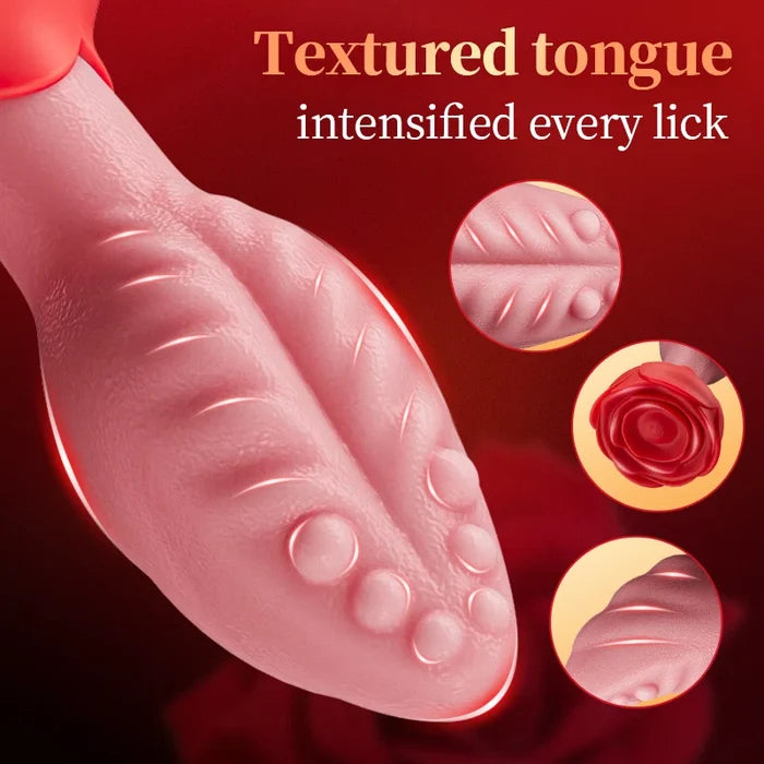 360° Licking Teaser with Rose Base Anal Teaser