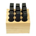 Perma-mark complete set of alpha marking dies cemetery supplies from lynch supply
