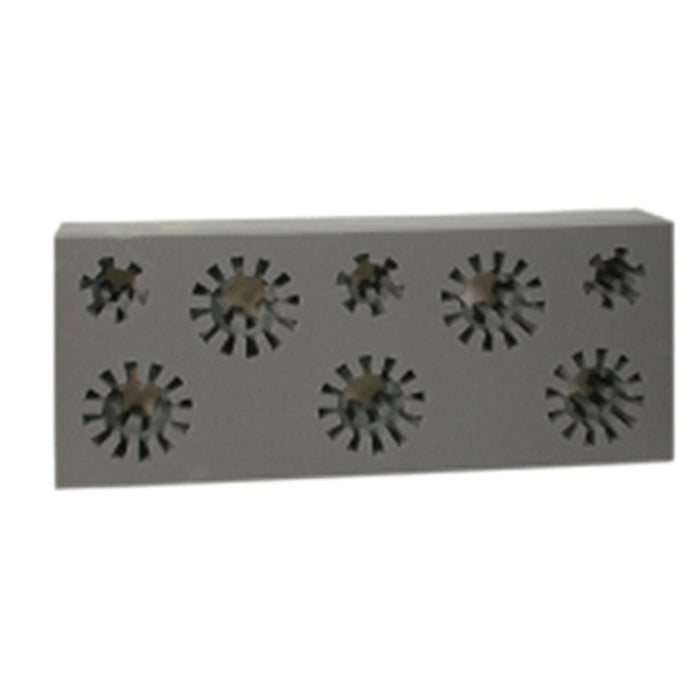 8 hole transporter floral vase block used in funeral service operations, from lynch supply
