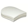 Absorbent cranial caps used in funeral service operations, from lynch supply