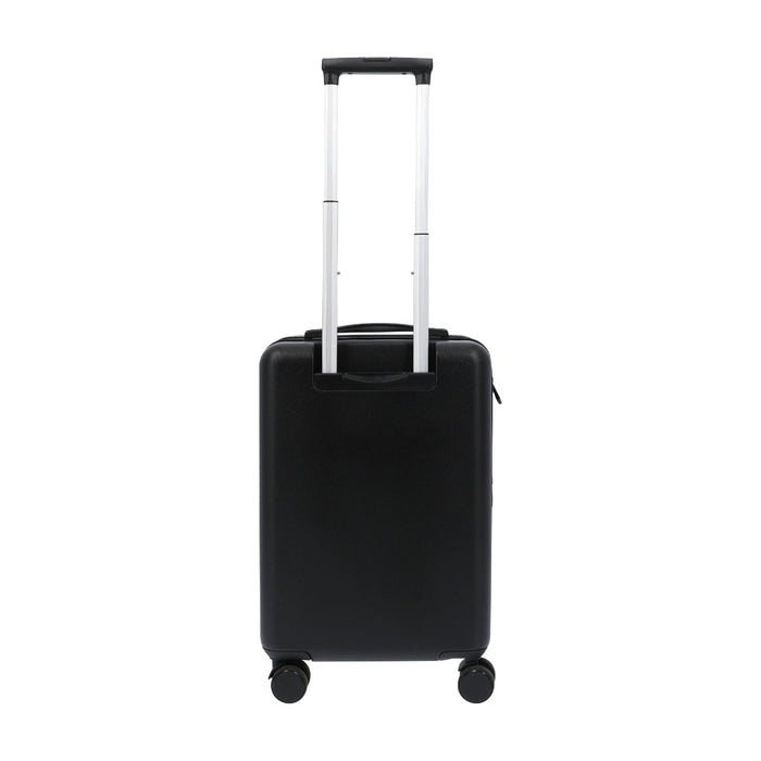 Black AC/DC 22.5" spinner suitcase carry-on luggage hardside by Ful