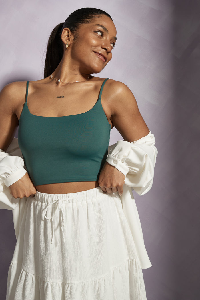 CAMISOLE-9109-VERT-WOMANCE