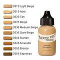 Airbrush makeup by derma pro used in funeral service operations, from lynch supply