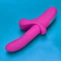 Unique dual stimulation with a "riding a tongue" feel