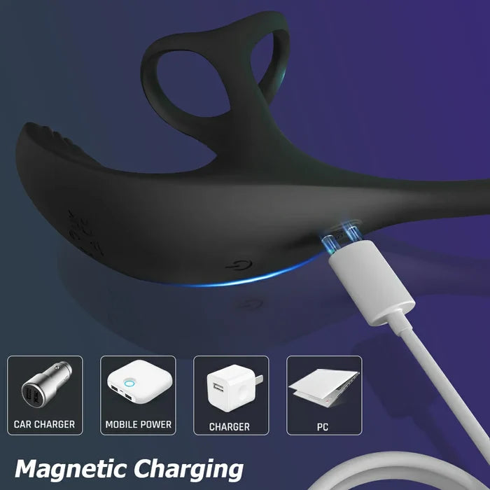 Apex - Spherical Vibrating Anal Plug with Penis Cock Rings