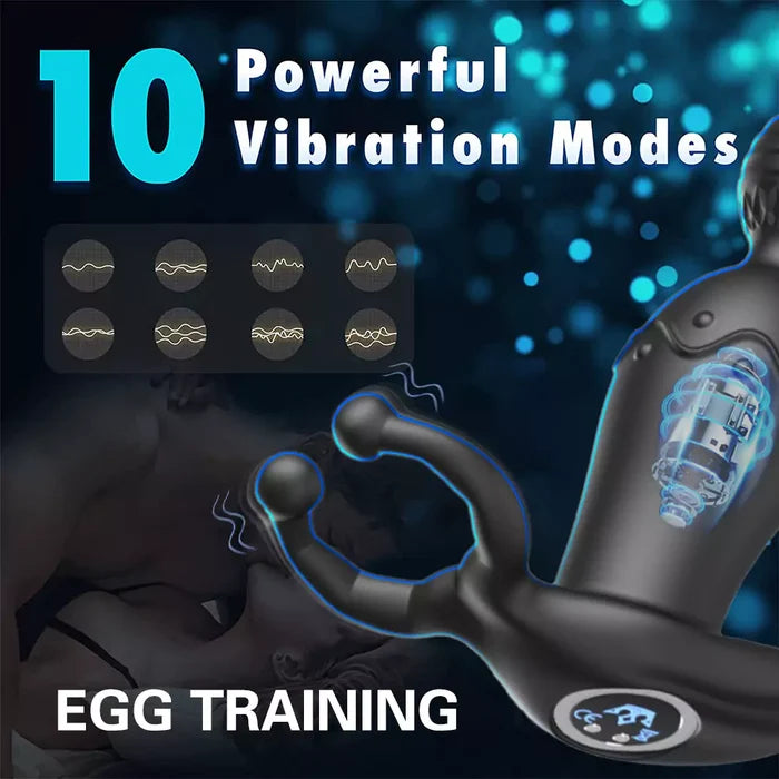 APP Control 3IN1 Strong Vibration Anal Beads and Egg Massage