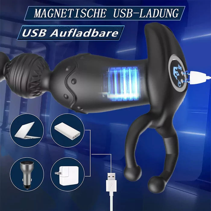 APP Control 3IN1 Strong Vibration Anal Beads and Egg Massage