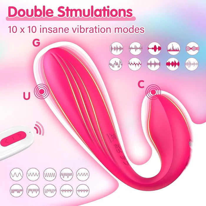 APP Remote Control Wearable G-spot Clitoral Vibrator