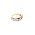 Archival Crossover Ring Vermeil Yellow Gold First