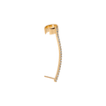 Archival Path Ear Climber Cuff Vermeil Yellow Gold Single