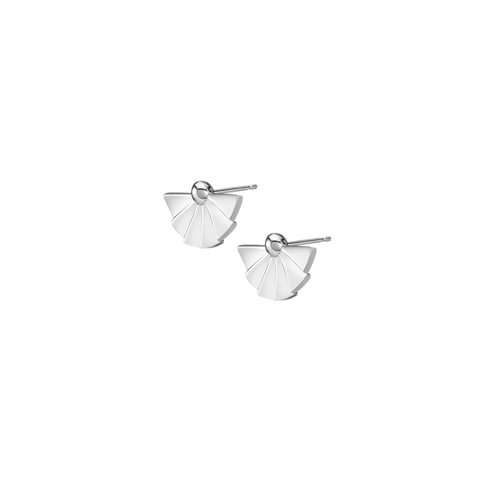 Archival Sensu Earrings Vermeil White Gold