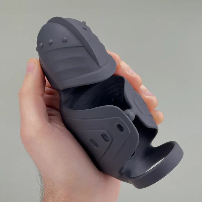 Armor Knight: Wearable Tip-Focused Masturbator Trainer