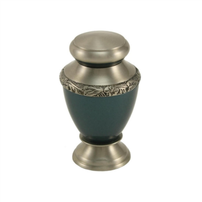 Artisan indigo cremation keepsake urn cremation supplies and equipment product
