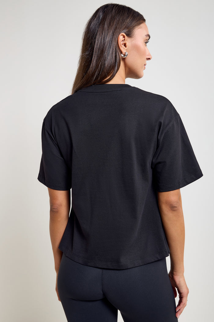 Asymmetrical Cotton T-Shirt - 9199
