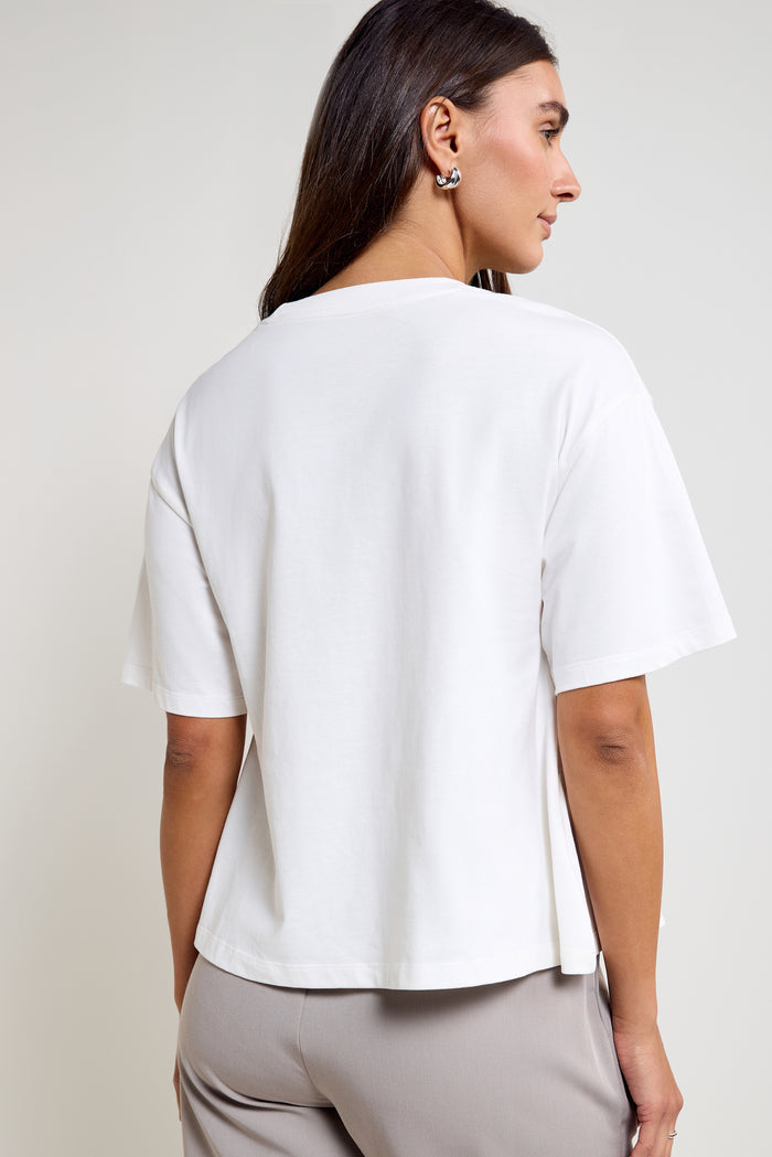 Asymmetrical Cotton T-Shirt - 9199
