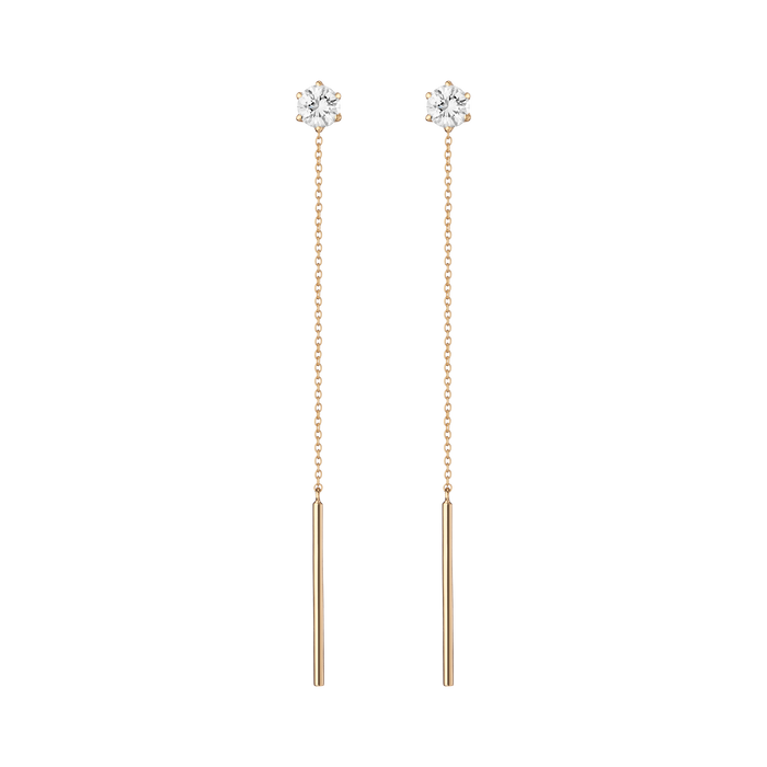 Aurate x Frye: Spur Lariat Earrings Yellow Vermeil First