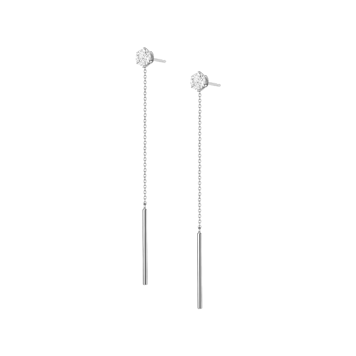 Aurate x Frye: Spur Lariat Earrings Sterling Silver