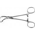 Backhause roeder forcep-5 1/4" with ball stops used in funeral service operations, from lynch supply