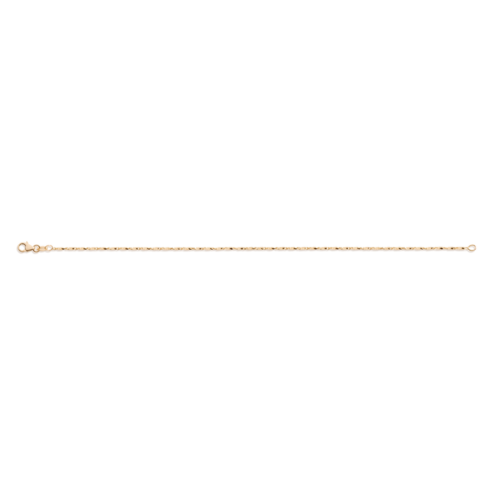 Barely There Chain Bracelet Vermeil 14k Yellow Gold 6in 6.5in 7in 7.5in
