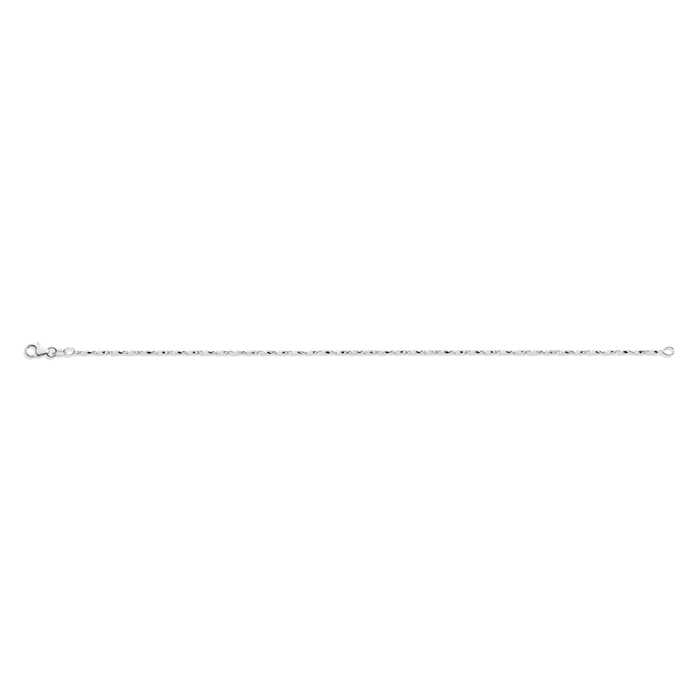 Barely There Chain Bracelet Vermeil 14k White Gold 6in 6.5in 7in 7.5in
