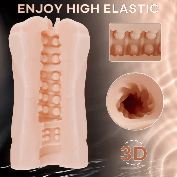 Beate - 5 Sucking & 10 Vibrating Vagina Masturbation Cup