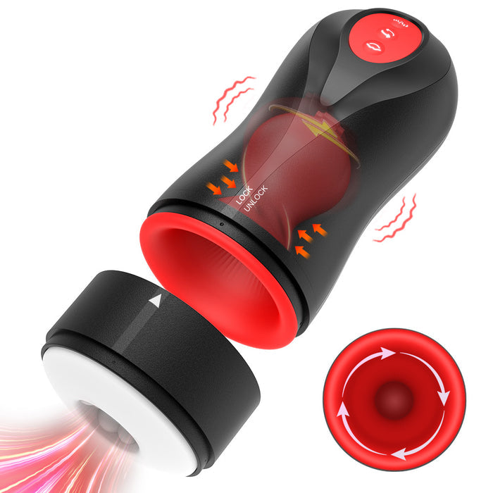 BeiBei Universal 3-in-1 Automatic Male Masturbator Cup | Suction, Rotation & Vibration Stroker