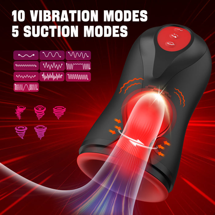 BeiBei Universal 3-in-1 Automatic Male Masturbator Cup | Suction, Rotation & Vibration Stroker