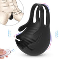 Bigger version - 9-Speed Vibrating Penis Ring with Testicles Teaser