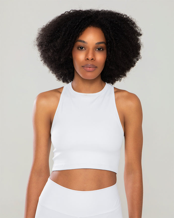 Blusinha Basic Feminina  Athleta Branco