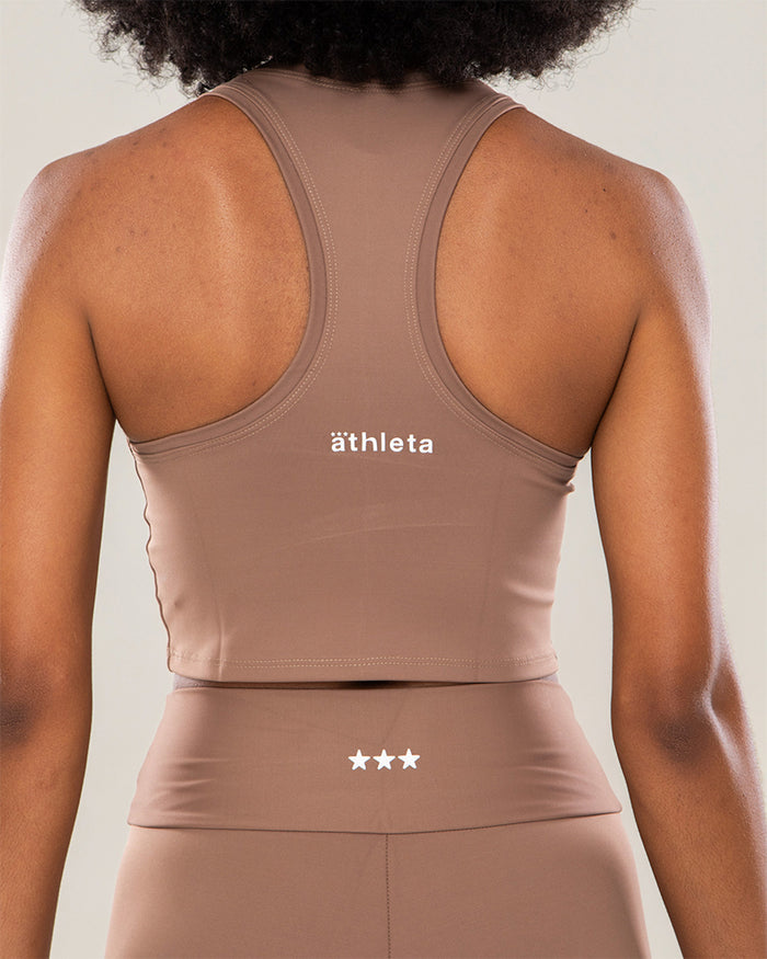 Blusinha Basic Feminina  Athleta Marrone