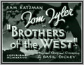 BROTHERS OF THE WEST - 1937 - TOM TYLER - RARE DVD