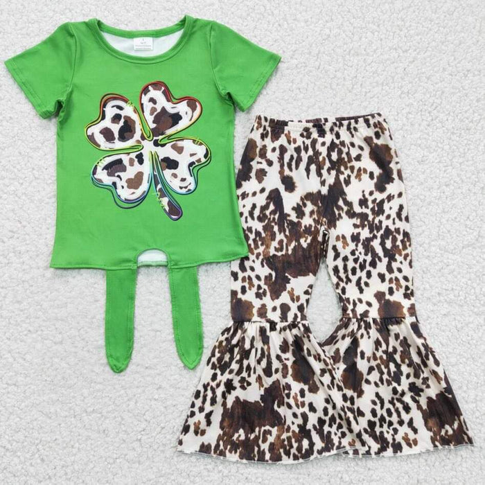 Brown Cow Clover 2pc