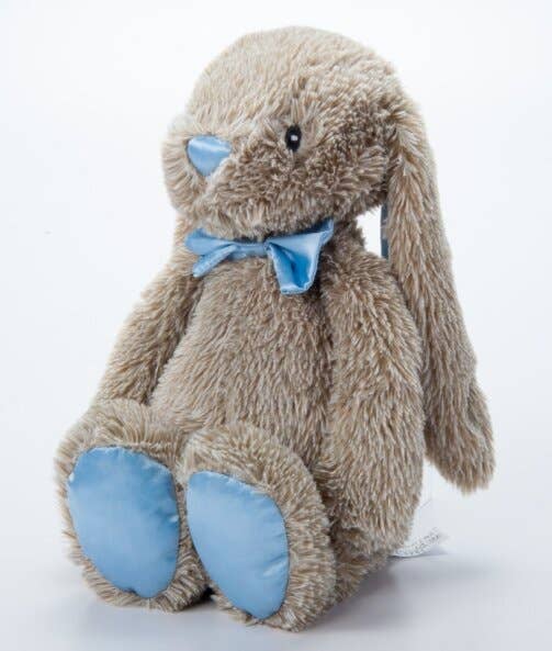 Brynn Bunny Asst Bowtie Blue, Pink 10" (25cm)