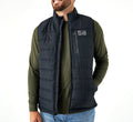 Burlebo black puffer vest