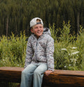 Burlebo youth puff jacket deer camo