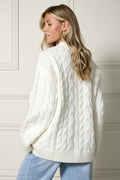 Cable Knit Sweater - 8149