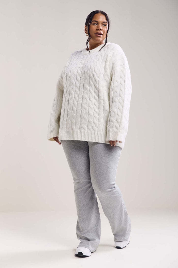 Cable Knit Sweater - 8149