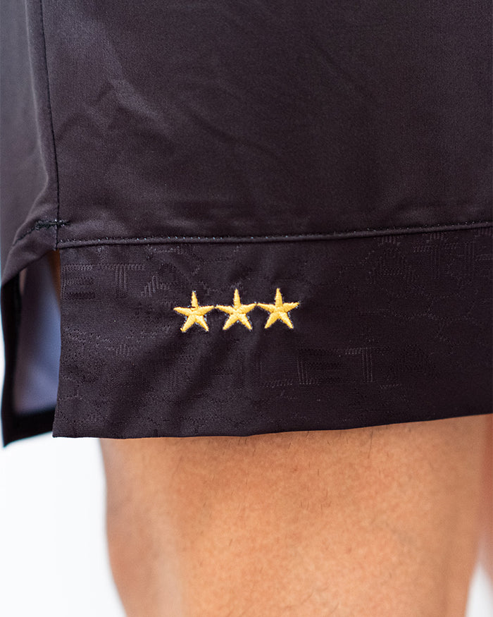 Calção Athleta SS25 Futevôlei - Black Gold
