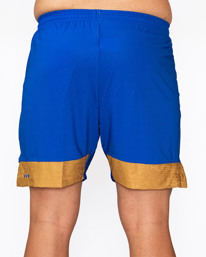 Calção Athleta SS25 Futevôlei - Blue White Gold