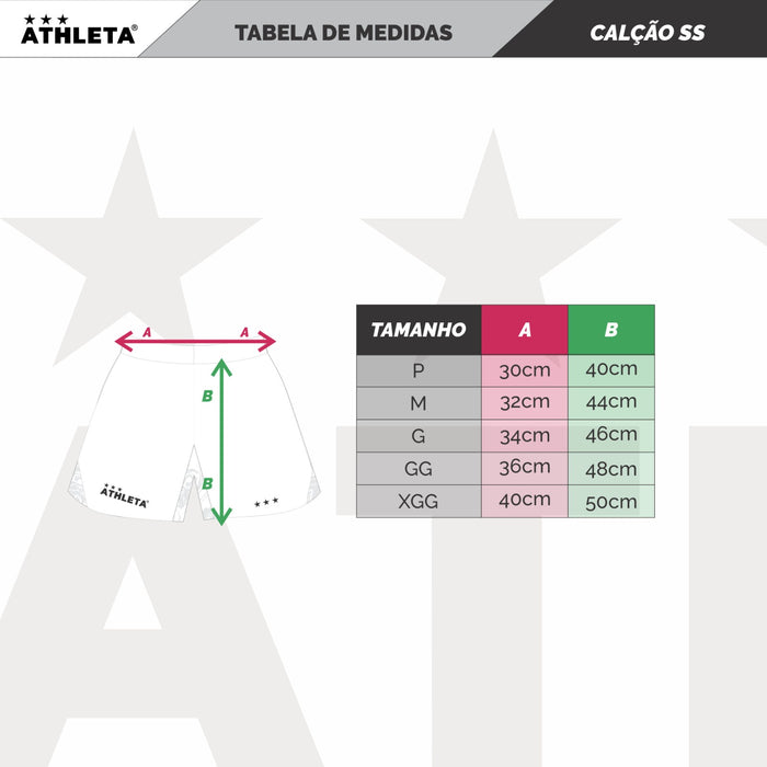 Calção Athleta SS25 Futevôlei - White Gold