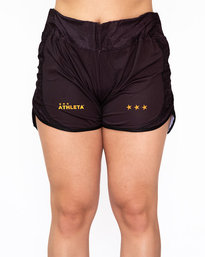 Calção Athleta SS25 Futevôlei Fem - Black Gold