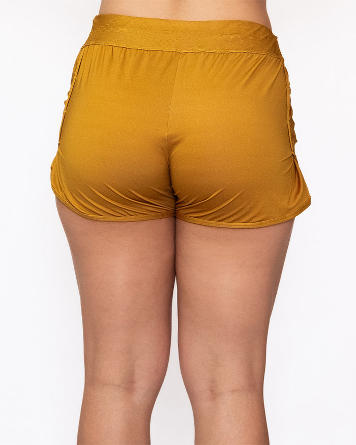 Calção Athleta SS25 Futevôlei Fem - White Gold