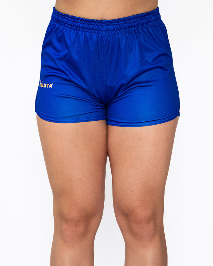 Calção Feminino Athleta SS25 Comfort - Blue White Gold
