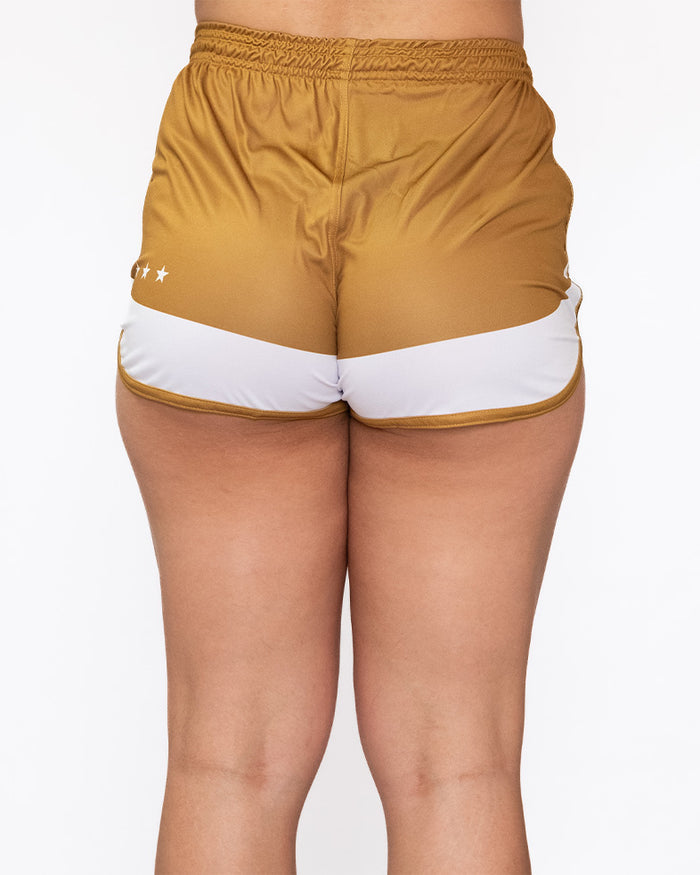 Calção Feminino Athleta SS25 Comfort - White Gold