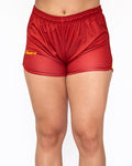 Calção Feminino Athleta SS25 Comfort - Wine Gold