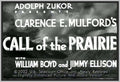 CALL OF THE PRAIRIE - WILLIAM BOYD - 1936 - RARE DVD