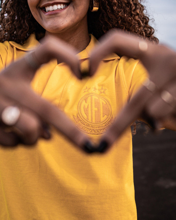 Camisa Athleta Retrô Mirassol Amarela